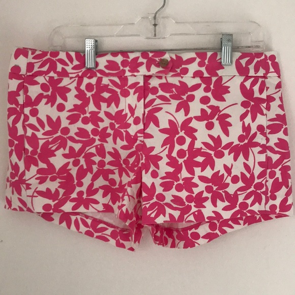 J. Crew Pants - J. Crew Pink Floral Shorts Sz 10